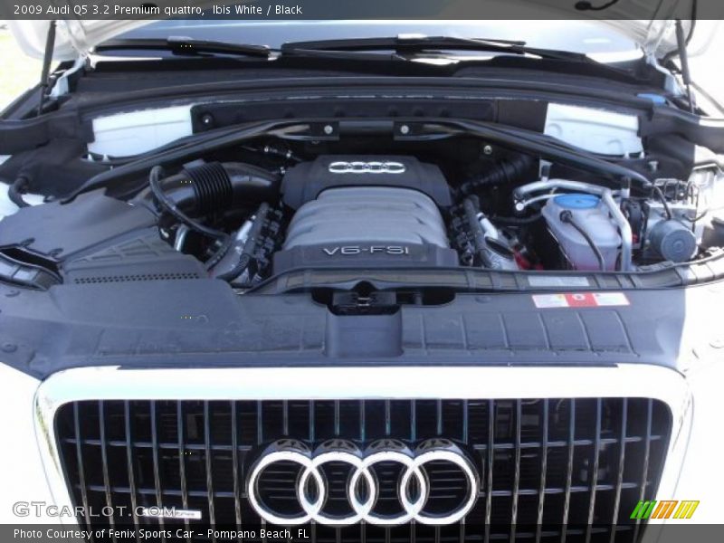 Ibis White / Black 2009 Audi Q5 3.2 Premium quattro