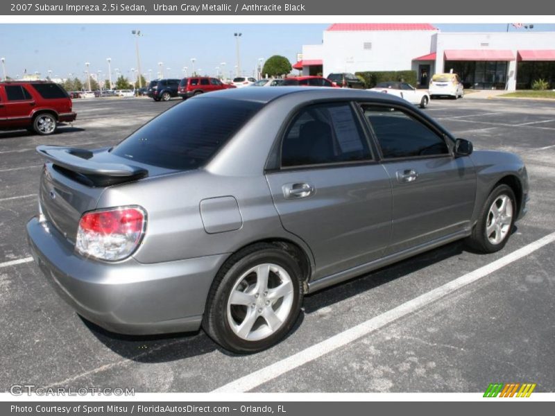 Urban Gray Metallic / Anthracite Black 2007 Subaru Impreza 2.5i Sedan