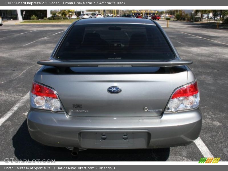 Urban Gray Metallic / Anthracite Black 2007 Subaru Impreza 2.5i Sedan