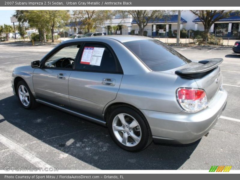 Urban Gray Metallic / Anthracite Black 2007 Subaru Impreza 2.5i Sedan