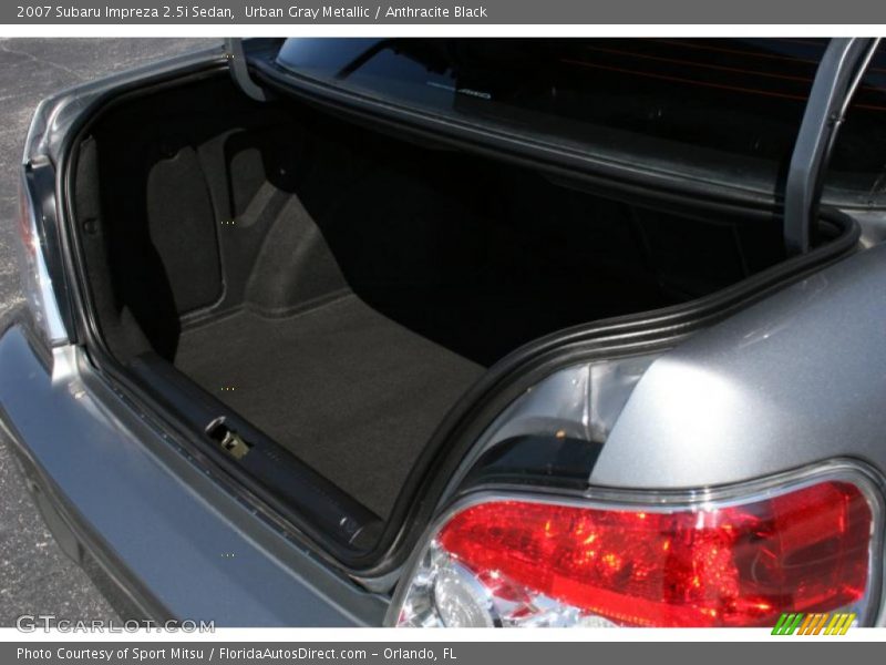 Urban Gray Metallic / Anthracite Black 2007 Subaru Impreza 2.5i Sedan