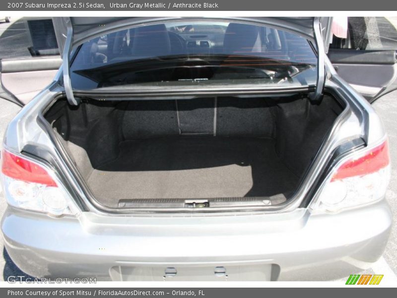 Urban Gray Metallic / Anthracite Black 2007 Subaru Impreza 2.5i Sedan