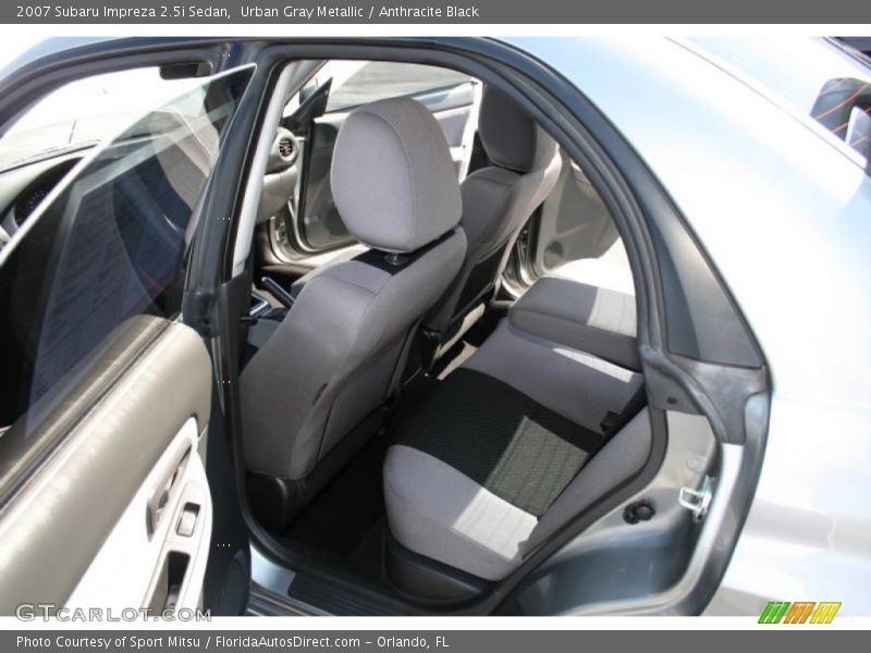 Urban Gray Metallic / Anthracite Black 2007 Subaru Impreza 2.5i Sedan