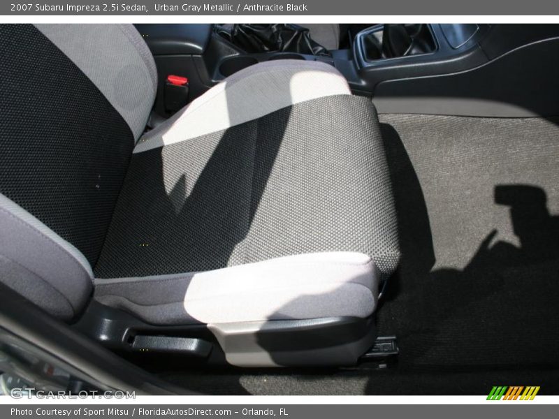 Urban Gray Metallic / Anthracite Black 2007 Subaru Impreza 2.5i Sedan