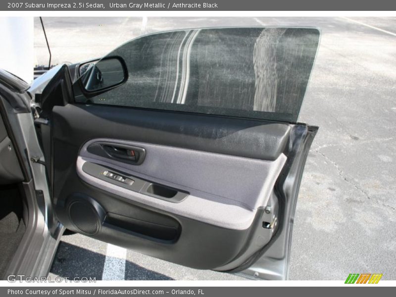 Urban Gray Metallic / Anthracite Black 2007 Subaru Impreza 2.5i Sedan