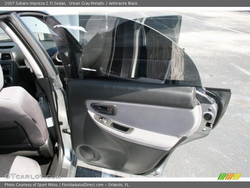 Urban Gray Metallic / Anthracite Black 2007 Subaru Impreza 2.5i Sedan