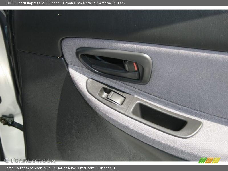 Urban Gray Metallic / Anthracite Black 2007 Subaru Impreza 2.5i Sedan