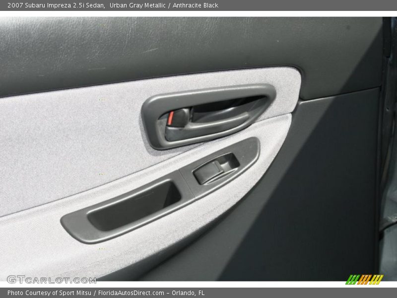 Urban Gray Metallic / Anthracite Black 2007 Subaru Impreza 2.5i Sedan