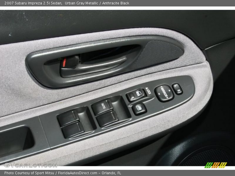 Urban Gray Metallic / Anthracite Black 2007 Subaru Impreza 2.5i Sedan