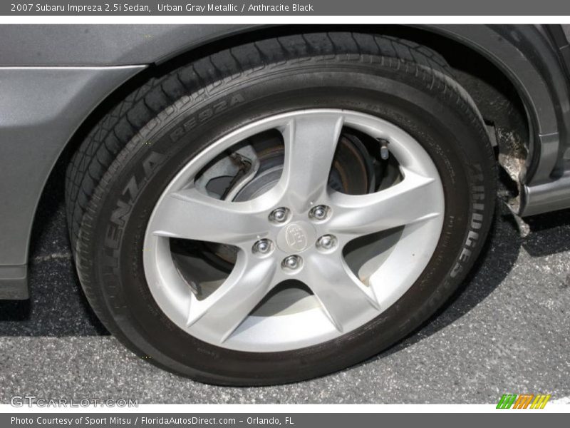 Urban Gray Metallic / Anthracite Black 2007 Subaru Impreza 2.5i Sedan