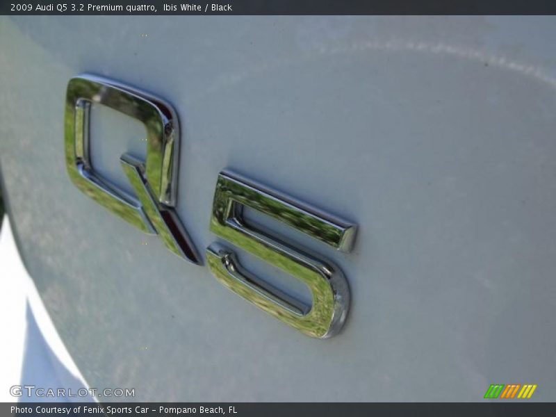 Ibis White / Black 2009 Audi Q5 3.2 Premium quattro