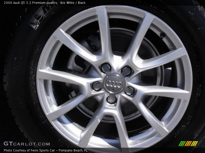 Ibis White / Black 2009 Audi Q5 3.2 Premium quattro