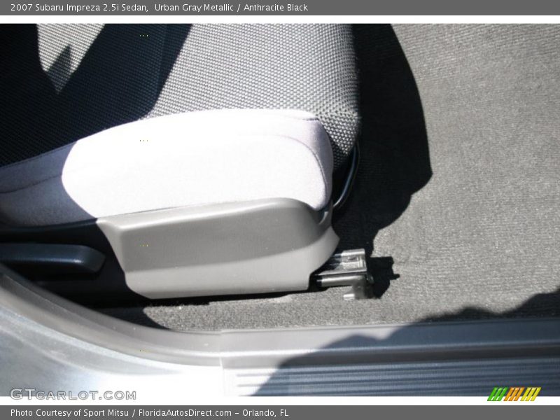 Urban Gray Metallic / Anthracite Black 2007 Subaru Impreza 2.5i Sedan