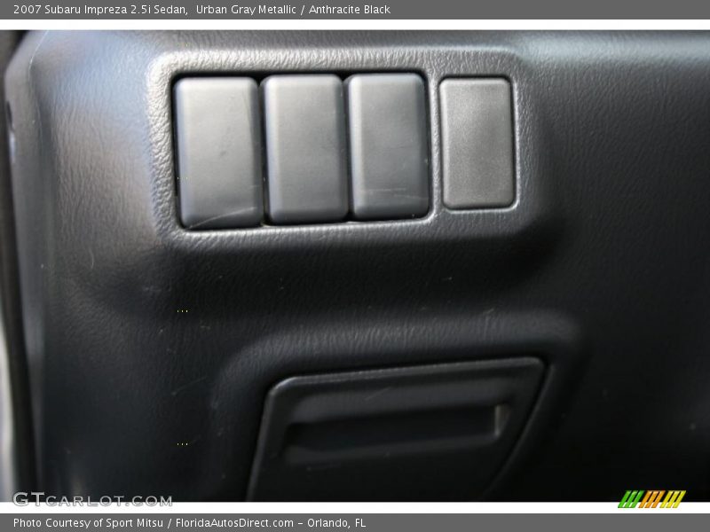 Urban Gray Metallic / Anthracite Black 2007 Subaru Impreza 2.5i Sedan