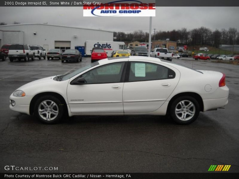 Stone White / Dark Slate Gray 2001 Dodge Intrepid ES