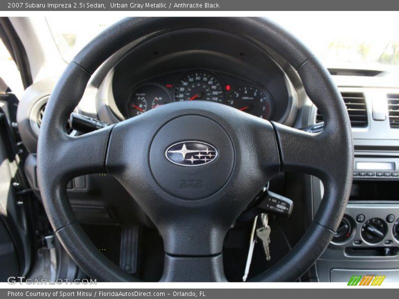 Urban Gray Metallic / Anthracite Black 2007 Subaru Impreza 2.5i Sedan