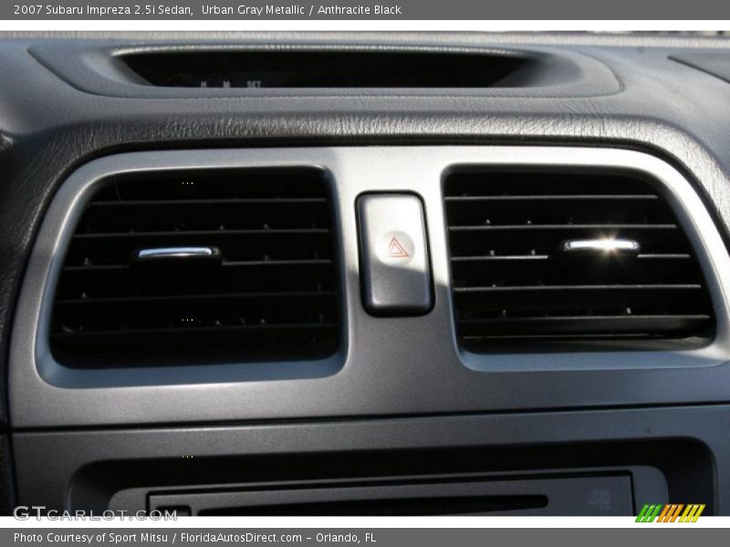 Urban Gray Metallic / Anthracite Black 2007 Subaru Impreza 2.5i Sedan