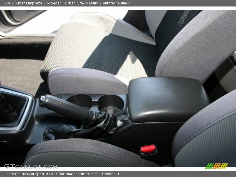 Urban Gray Metallic / Anthracite Black 2007 Subaru Impreza 2.5i Sedan