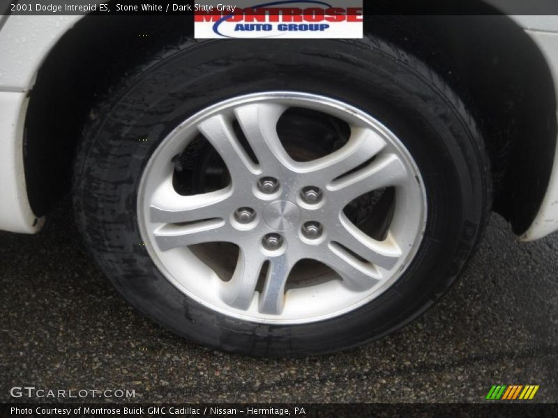 Stone White / Dark Slate Gray 2001 Dodge Intrepid ES