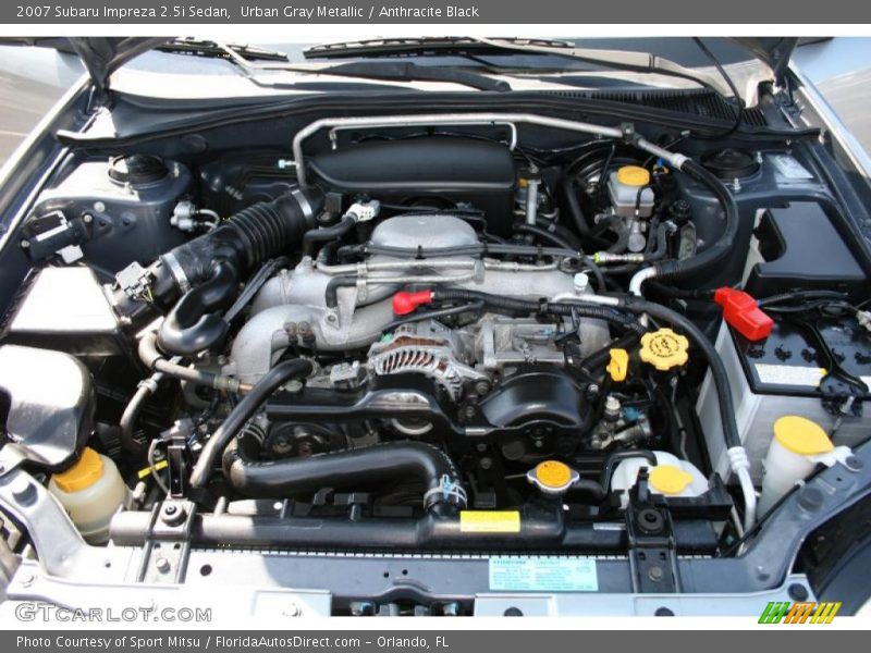 Urban Gray Metallic / Anthracite Black 2007 Subaru Impreza 2.5i Sedan