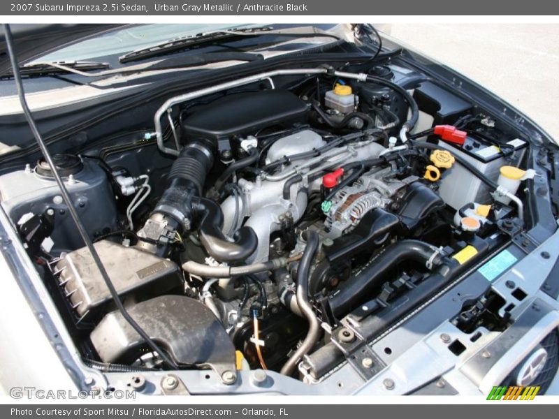 Urban Gray Metallic / Anthracite Black 2007 Subaru Impreza 2.5i Sedan