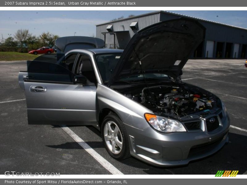 Urban Gray Metallic / Anthracite Black 2007 Subaru Impreza 2.5i Sedan