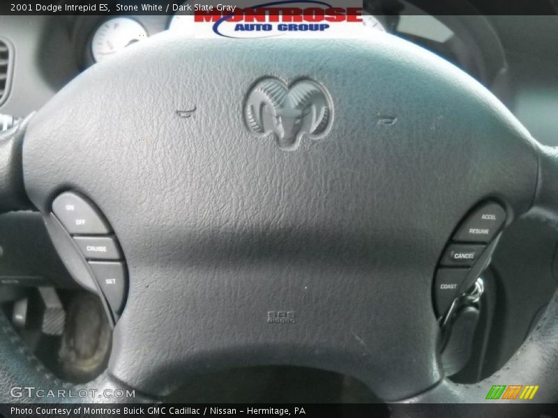 Stone White / Dark Slate Gray 2001 Dodge Intrepid ES