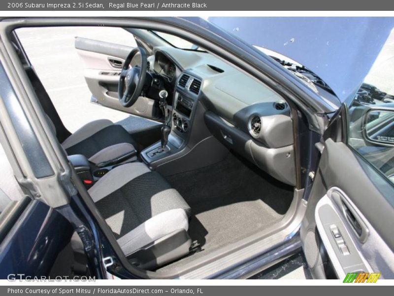 Regal Blue Pearl / Anthracite Black 2006 Subaru Impreza 2.5i Sedan