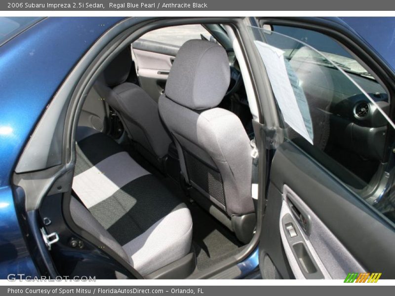 Regal Blue Pearl / Anthracite Black 2006 Subaru Impreza 2.5i Sedan