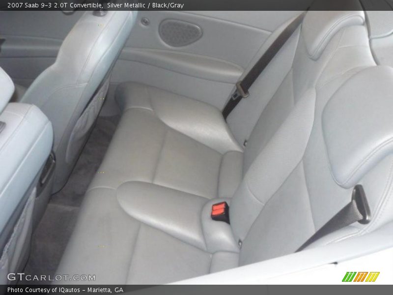 Silver Metallic / Black/Gray 2007 Saab 9-3 2.0T Convertible