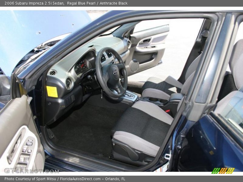 Regal Blue Pearl / Anthracite Black 2006 Subaru Impreza 2.5i Sedan
