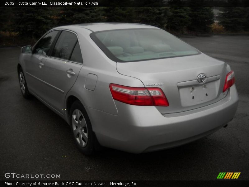 Classic Silver Metallic / Ash 2009 Toyota Camry LE