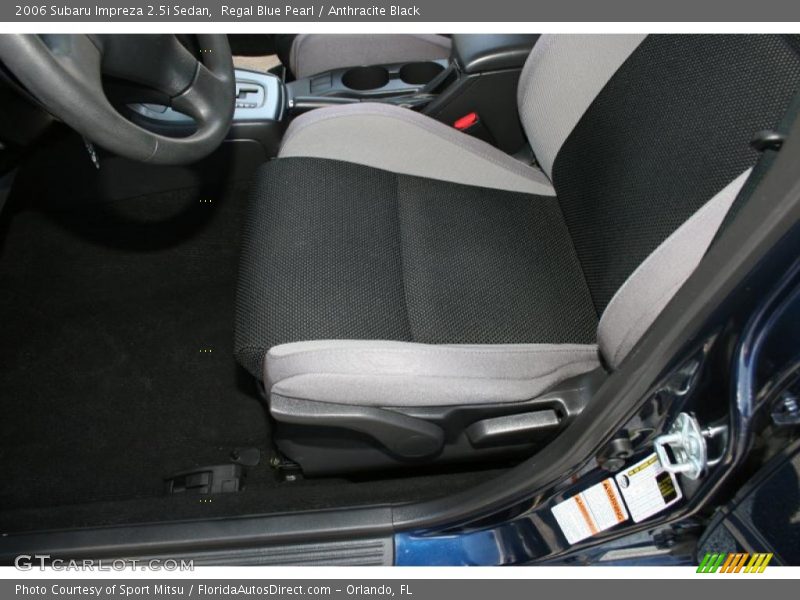 Regal Blue Pearl / Anthracite Black 2006 Subaru Impreza 2.5i Sedan