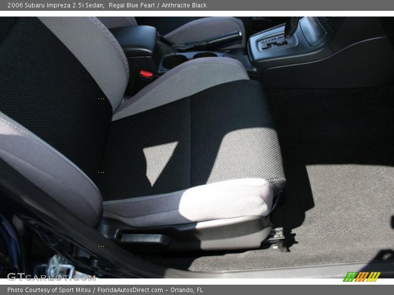 Regal Blue Pearl / Anthracite Black 2006 Subaru Impreza 2.5i Sedan