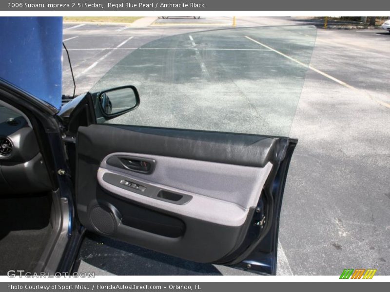 Regal Blue Pearl / Anthracite Black 2006 Subaru Impreza 2.5i Sedan