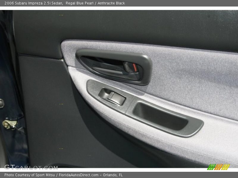 Regal Blue Pearl / Anthracite Black 2006 Subaru Impreza 2.5i Sedan