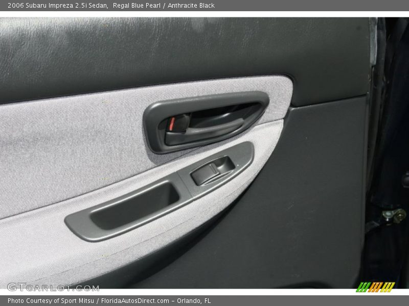 Regal Blue Pearl / Anthracite Black 2006 Subaru Impreza 2.5i Sedan