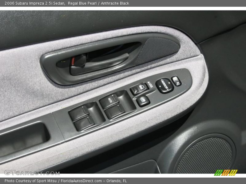 Regal Blue Pearl / Anthracite Black 2006 Subaru Impreza 2.5i Sedan