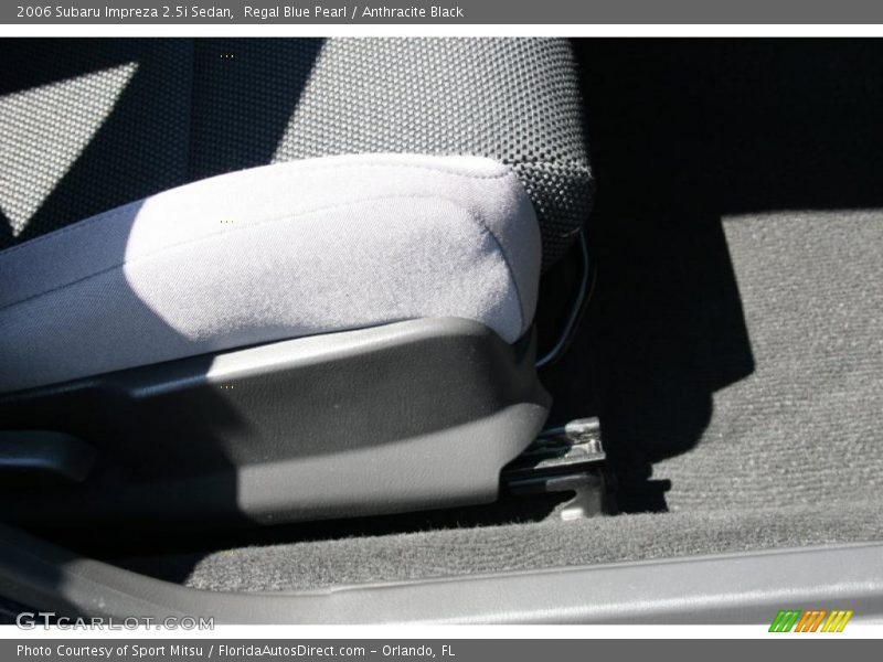 Regal Blue Pearl / Anthracite Black 2006 Subaru Impreza 2.5i Sedan