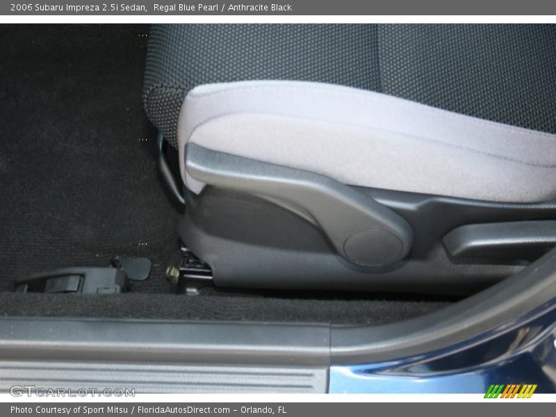Regal Blue Pearl / Anthracite Black 2006 Subaru Impreza 2.5i Sedan
