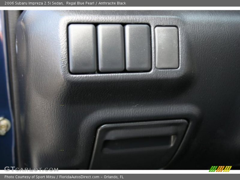 Regal Blue Pearl / Anthracite Black 2006 Subaru Impreza 2.5i Sedan
