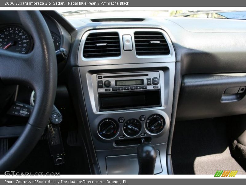 Regal Blue Pearl / Anthracite Black 2006 Subaru Impreza 2.5i Sedan