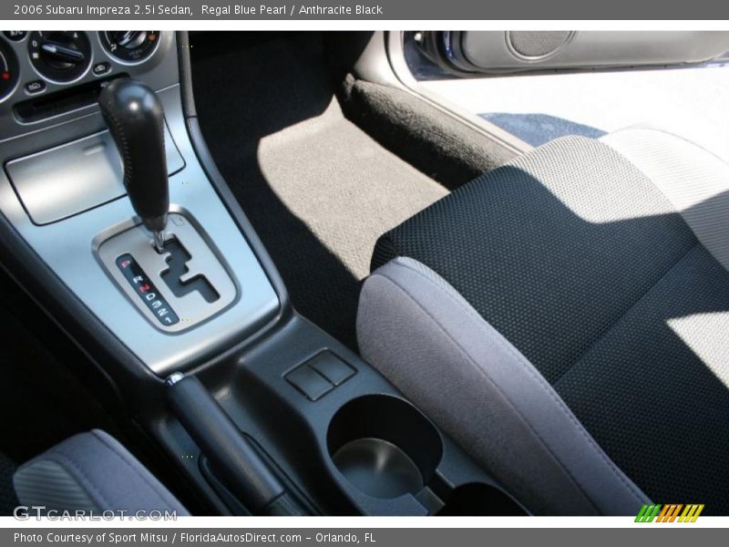 Regal Blue Pearl / Anthracite Black 2006 Subaru Impreza 2.5i Sedan