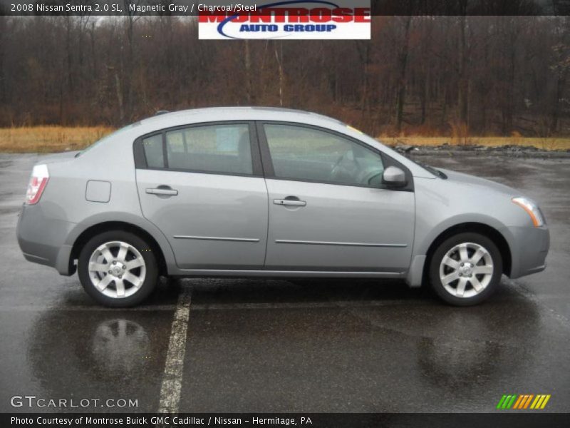 Magnetic Gray / Charcoal/Steel 2008 Nissan Sentra 2.0 SL