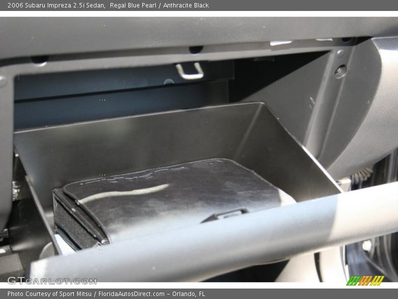 Regal Blue Pearl / Anthracite Black 2006 Subaru Impreza 2.5i Sedan