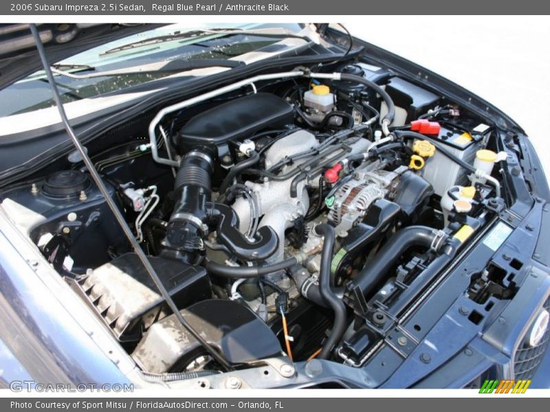 Regal Blue Pearl / Anthracite Black 2006 Subaru Impreza 2.5i Sedan