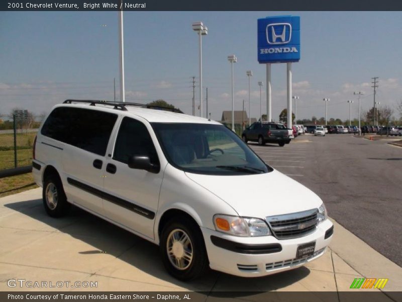 Bright White / Neutral 2001 Chevrolet Venture