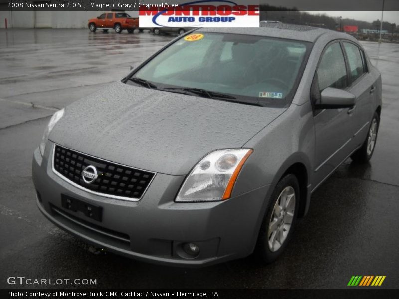 Magnetic Gray / Charcoal/Steel 2008 Nissan Sentra 2.0 SL