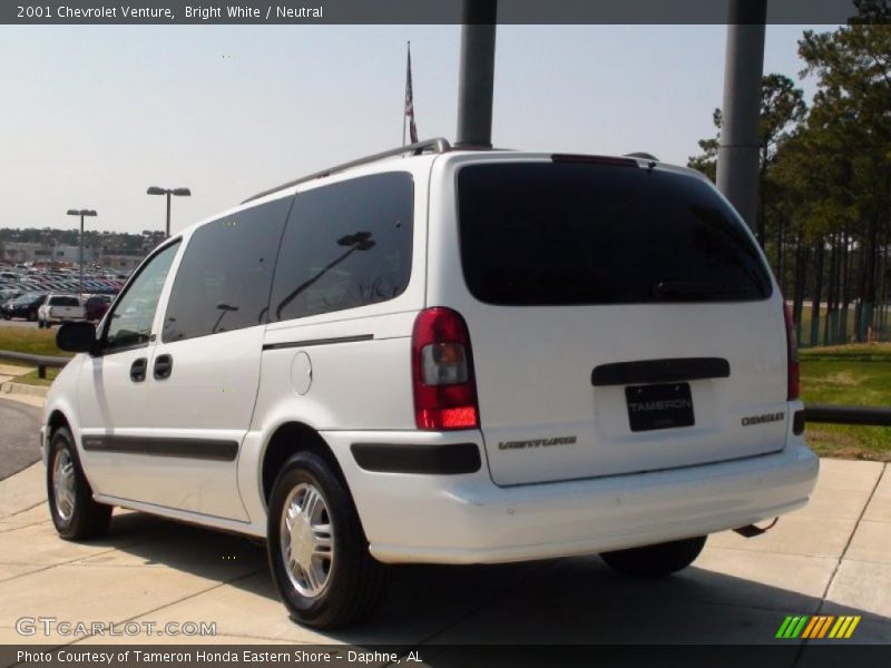 Bright White / Neutral 2001 Chevrolet Venture