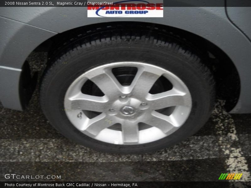 Magnetic Gray / Charcoal/Steel 2008 Nissan Sentra 2.0 SL